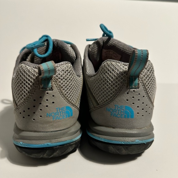North Face Hiking Shoes. Gray and blue. Size 7.5 - Picture 5 of 7